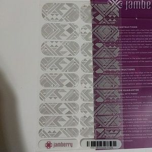 Jamberry Gray Geo nail wraps